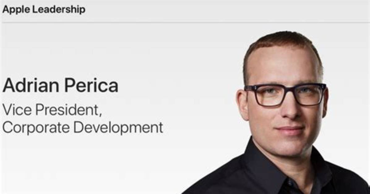 Vp of Apple Inc, Who Is Adrian Perica? Salary and Net Worth