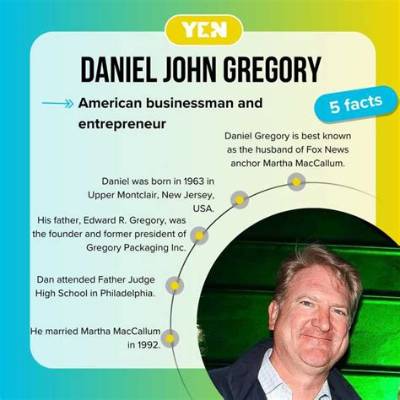 What Does Daniel John Gregory Do for a Living? What Does Martha Maccallum Husband Do for a Living?