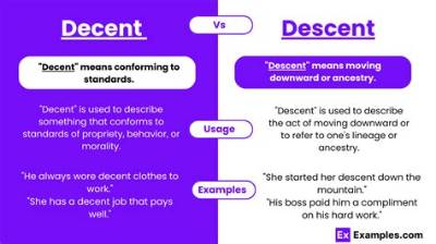 What Does It Mean to Be Decent