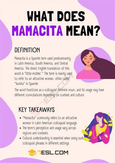 What Does Mama Mean in Jamaica
