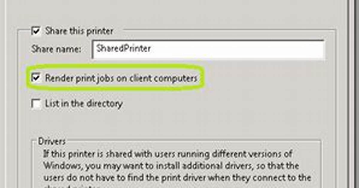 What Does Render Print Jobs on Client Computers Mean