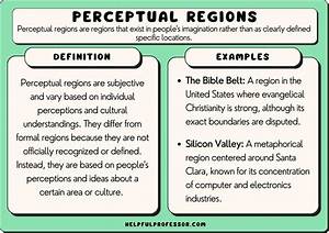 What Is an Example of a Perceptual Region in Geography