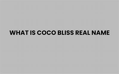 What Is Coco Bliss Real Name? Fans Are Curious About the Tiktok Star