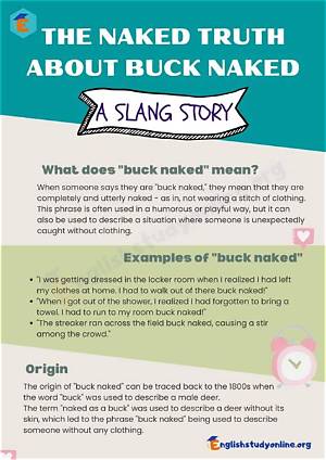 What Is the Difference Between Buck Naked and Butt Naked