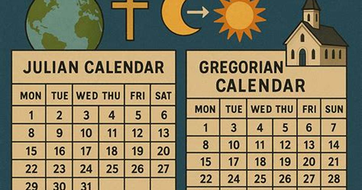 What Is the Difference Between the Gregorian and Julian Calendar