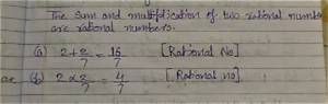 What Is the Sum of a Rational and Irrational Number