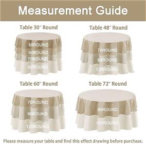 What Size Tablecloth for 60 Round Table
