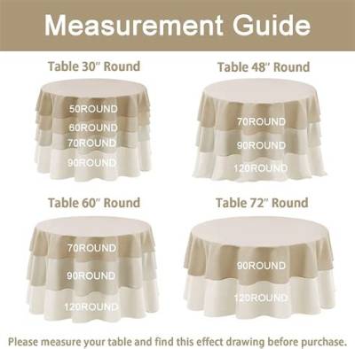 What Size Tablecloth for 60 Round Table