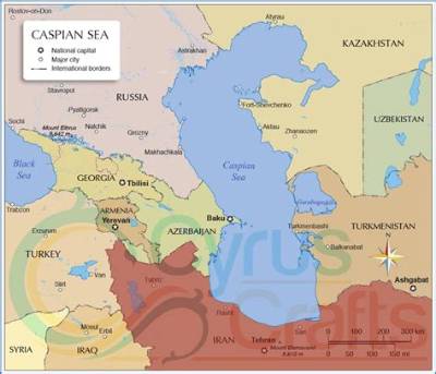 Where Is Caspian Sea Located