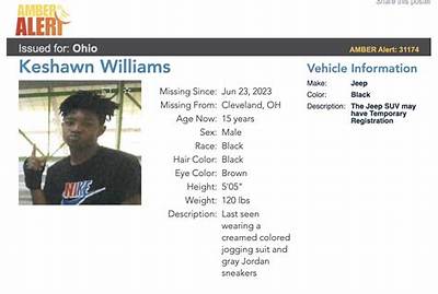 Where Was Keshawn Williams Last Seen? Search for Missing Ohio Teenager Intensifies
