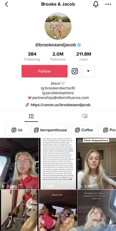 Who Are Brooke and Jacob Tiktok? Did They Break up? Find Them on Instagram