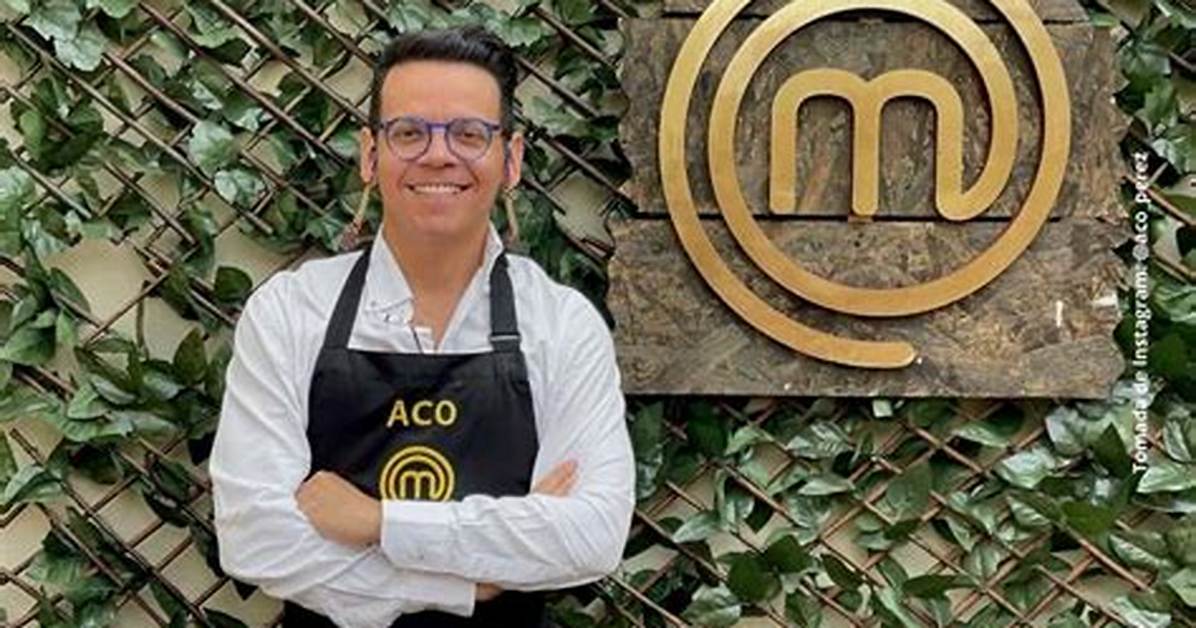 Who Is Aco Perez? Actor and Master Chef Celebrity Biografia Details to Know
