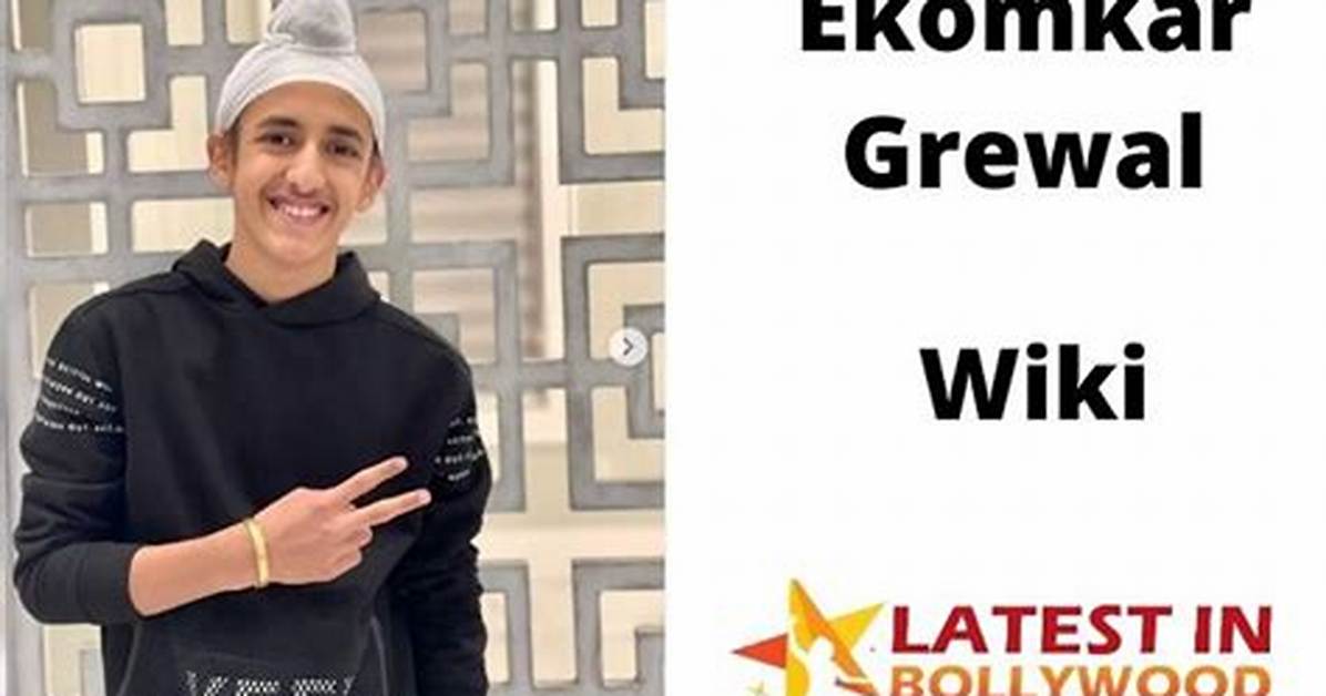 Who Is Ekomkar Grewal? Details to Know About the Son of Gippy Grewal