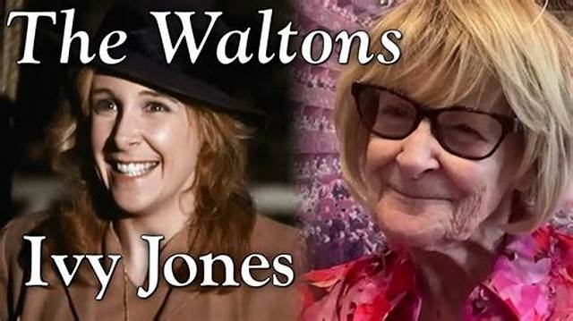 Who Is Ivy Jones from the Waltons? Actress Whereabouts After a Long Haul of Career