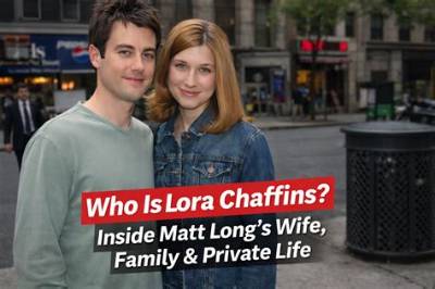 Who Is Lora Chaffins? Learn About Matt Long’s Wife