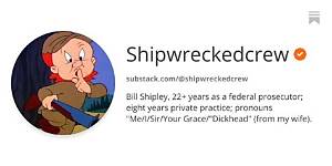 Who Is Shipwreckedcrew on Twitter? Bill Shipley Identity Revealed