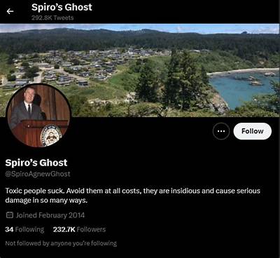 Who Is Spiro Agnews Ghost on Twitter? Identity Details and Everything to Know