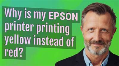 Why Is My Printer Only Printing Yellow