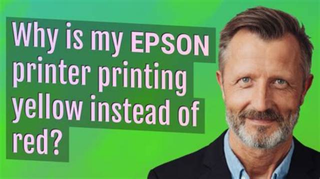 Why Is My Printer Only Printing Yellow