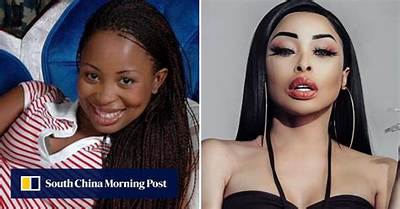 Young Famous & African Khanyi Mbau Plastic Surgery: Before and After Photos